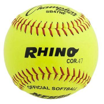 Champion Sports One-Dozen 12" NFHS Leather Softballs: SB47NF